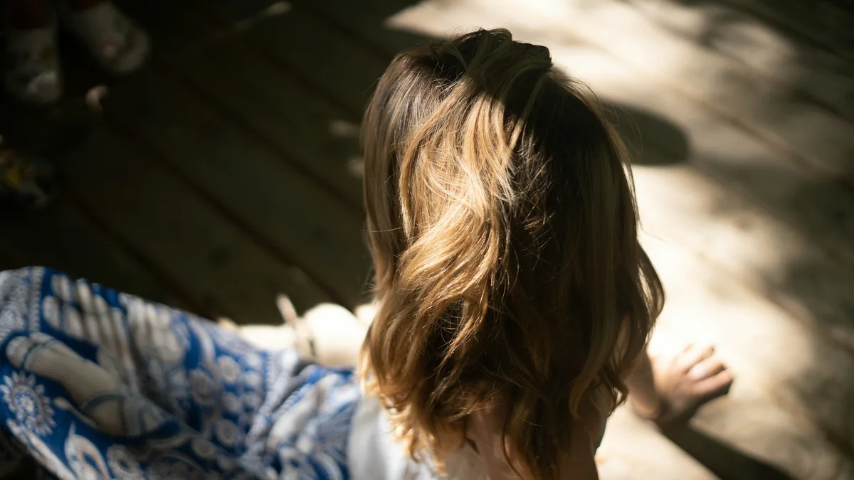 Balayage, met een zachte aanzet